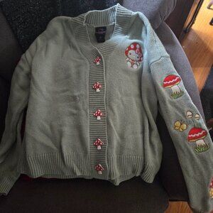 Hello Kitty mushroom sweater